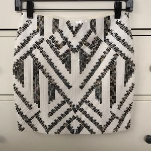 Express sequin mini-skirt